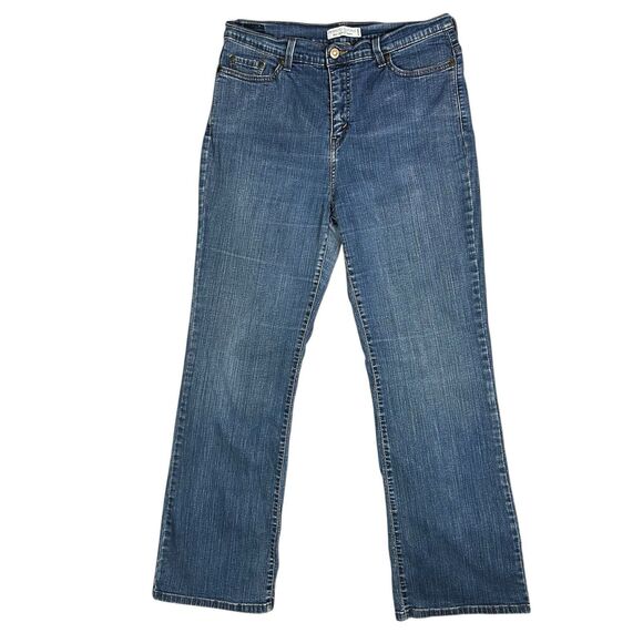 Levis 512 Perfectly Slimming Boot Cut Women’s Jeans Size 14 M - Picture 2 of 9